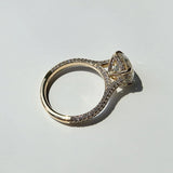 Sparkling Halo Ring-0030