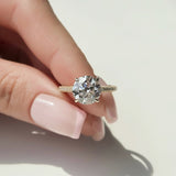 Sparkling Halo Ring-0030