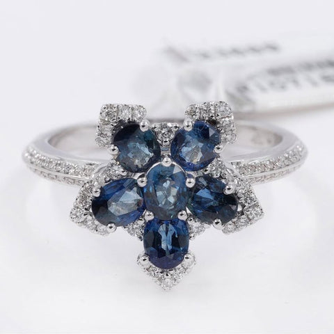 Floral Sapphire Ring-0009