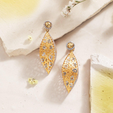 Leaf Filigree Earrings-0007