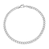 Sterling Silver Curb Bracelet 6mm