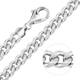 Sterling Silver Curb Heavy 5mm