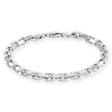 Sterling Silver Anchor Bracelet 6mm