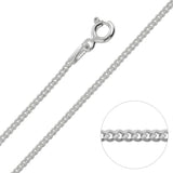 Sterling Silver Curb Chain  3.5mm